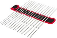 🔥 kumoom 14-inch stainless steel bbq skewers - flat metal grilling sticks, durable & reusable, ideal for barbecue, kabob, shish (set of 15) logo