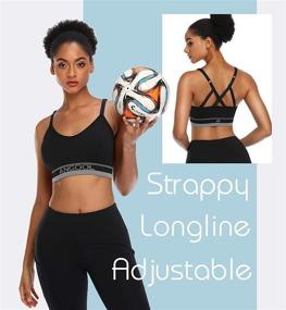 img 2 attached to ANGOOL Strappy Longline Wirefree Adjustable Women's Clothing and Lingerie, Sleep & Lounge