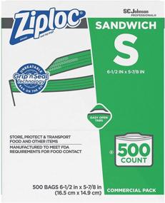 img 4 attached to 500 Count Ziploc Easy Open Tabs Sandwich Bags