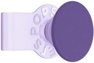 📱 popsockets: popgrip slide non-adhesive phone grip & stand for iphone 11 pro max - fierce violet logo