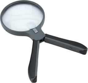 img 2 attached to 🔍 Carson SplitHandle Hands-Free 2X Magnifier with 3.5X Spot Lens and Neck Strap for Crafts, Hobbies, Sewing, Inspection, Reading, and Tasks (HF-11)