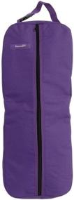 img 1 attached to Tough Nylon Bridle Halter Purple