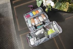 img 2 attached to Travelon Luggage Flat-Out Toiletry Kit: Ultimate Travel Companion in Midnight