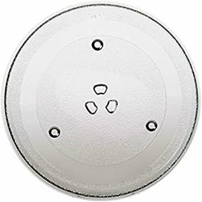 img 1 attached to 🍽️ GE Microwave Glass Turntable Tray Replacement - WB49X10224, 11.5 Inch