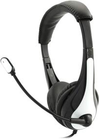 img 1 attached to AVID Education 1EDU-AE36WH-ITE White Headphone with OOM Microphone & Single Plug (FBA_AE-36WHITE)