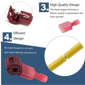 img 1 attached to 🔌 Top-rated Bestgle Self Stripping Electrical Connectors Terminal for Industrial Electrical Use