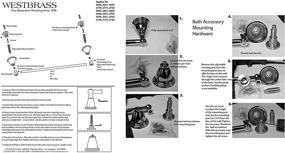 img 1 attached to Westbrass Chrome Вешалка для полотенец Pawn Shaped