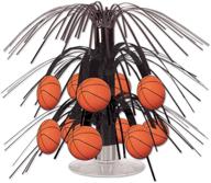 beistle basketball cascade centerpiece 2 inch event & party supplies logo