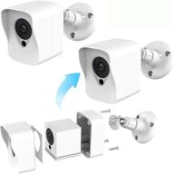 📷 enhanced waterproof wyze cam wall mount bracket for wyze outdoor camera - suitable for wyze cam & wyze v1/v2, highly water-resistant & durably built indoor outdoor mounting bracket logo