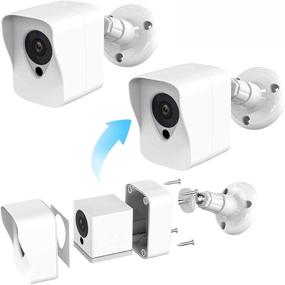 img 4 attached to 📷 Enhanced Waterproof Wyze Cam Wall Mount Bracket for Wyze Outdoor Camera - Suitable for Wyze Cam & Wyze V1/V2, Highly Water-resistant & Durably Built Indoor Outdoor Mounting Bracket