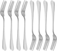 🍴 mcirco dinner forks set - premium 18/10 stainless steel 8 inch, pack of 8 logo