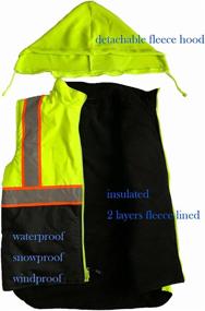 img 2 attached to Visibility Reflective Waterproof Windproof Insulated Occupational Health & Safety Products and Personal Protective Equipment