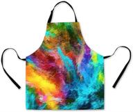 👨 colorful patterns kitchen apron for adults: give me bag long apron for cooking or garden логотип