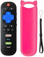 📺 bedycoon pink remote control compatible with tcl roku tv rc280 32s305 49s405 49s403 43s303 65s405 55s405 43s405 55s403 32s301 50fs3800 32s3750 55us57 55s405 65s401 65s403 - enhance your viewing experience with hulu and starz! logo