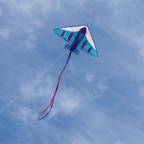 img 2 attached to Besra 60-inch Colorful Plane Kite - Single Line Nylon Aircraft Kite, Easy to Fly for Kids & Adults