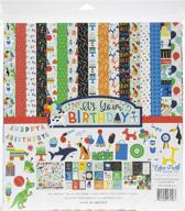 🎉 echo park paper company birthday collection 12x12 kit - it's your birthday for boys logo