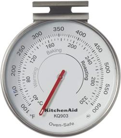 img 4 attached to KitchenAid KQ903 Stainless Steel 3-in-1 Dial Oven/Appliance Thermometer with Temperature Range from 100F to 600F