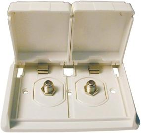 img 1 attached to 112.1189 08-6301 White Receptacle TV Duplex by Prime Products