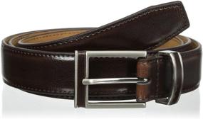 img 1 attached to Alexander Julian Big and Tall Leather Buckle Men's Accessories