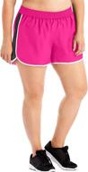 🏃 just my size women's plus size active woven run short: exceptional comfort and style logo