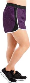 img 2 attached to 🏃 JUST MY SIZE Women's Plus Size Active Woven Run Short: Exceptional Comfort and Style