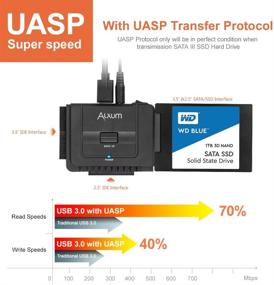 img 3 attached to 🔌 Усилите подключение с универсальным адаптером-конвертером Alxum для дисков.
