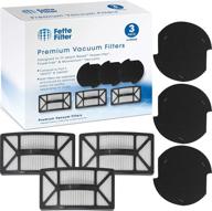 🐾 fette filter - bissell compatible powerlifter & powertrak pet filter kit - 3 pre motor 1604127 & 3 post motor 1604130 filters (pack of 3) логотип