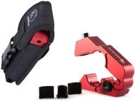 🔒 bigpantha #1 motorcycle lock - grip / throttle / brake / handlebar lock for quick and secure bike, scooter, moped or atv protection! (red) - includes bonus grip lock holster for convenient storage & transportation logo