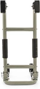 img 3 attached to 🚲 Camco RV Ladder Mount Bike Rack - Effortless Installation on Standard RV Ladders, Accommodates Two Bikes, Foldable for Compact Storage (51492), Black