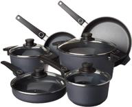 🍳 woll diamond lite cookware set: 10-piece premium quality for culinary perfection logo