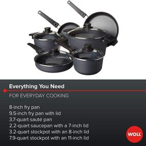 img 3 attached to 🍳 Woll Diamond Lite Cookware Set: 10-Piece Premium Quality for Culinary Perfection