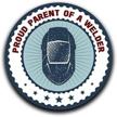 more shiz parent welder sticker logo