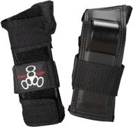 ultimate protection: triple eight 🛹 wristsaver wrist guards for skateboarding (1 pair) logo