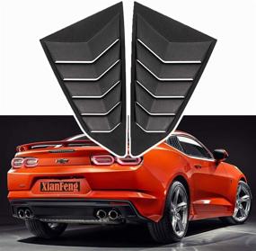 img 4 attached to 🚘 Lambo Style XianFeng Window Louvers for 2016-2021 Camaro LS LT RS SS GTS - Enhance Style & Ventilation!