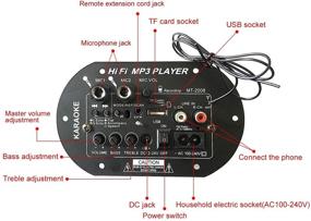 img 2 attached to Сабвуфер усилитель с Bluetooth декодером AC100V 240V