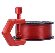 🔴 enhanced prusament carmine red filament with improved tolerance: a superior 3d printing choice logo