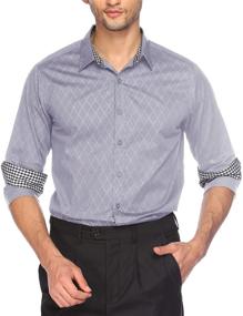 img 3 attached to Tinkwell Men's Casual Buttoned Regular Sleeve Shirts - Clothing for Better SEO