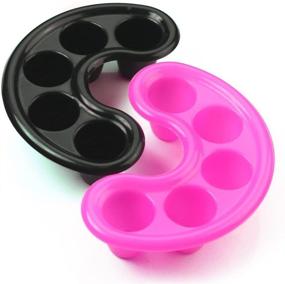 img 4 attached to 💅 Revolutionary JOVANA 2-Piece Nail Art Hand Soak Bowl Tray for Effortless Manicure Soaking