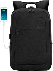 img 4 attached to KOPACK Laptop Backpack with USB Port for Slim 15.6 Inch Business Commute and Travel