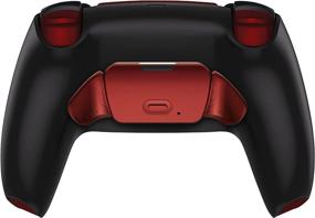 img 2 attached to 🎮 HexGaming Rival Controller 2: Customizable PS5 & PC Wireless FPS Esport Gamepad with Mappable Paddles & Interchangeable Thumbsticks - Black Scarlet Red