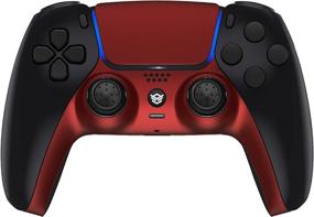 img 3 attached to 🎮 HexGaming Rival Controller 2: Customizable PS5 & PC Wireless FPS Esport Gamepad with Mappable Paddles & Interchangeable Thumbsticks - Black Scarlet Red