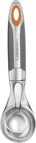 img 1 attached to 🍨 Cuisinart Attrezzo Ice Cream Scoop, Polished Chrome & Orange