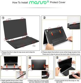 img 2 attached to 📱 MOSISO MacBook Pro 13 inch Case - 2016-2020 Release A2338 M1 A2289 A2251 A2159 A1989 A1706 A1708, Touch Bar or No Touch Bar Compatible, Protective Hard Shell Case Cover in Airy Blue