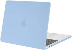 img 4 attached to 📱 MOSISO MacBook Pro 13 inch Case - 2016-2020 Release A2338 M1 A2289 A2251 A2159 A1989 A1706 A1708, Touch Bar or No Touch Bar Compatible, Protective Hard Shell Case Cover in Airy Blue