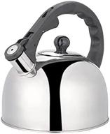 kettle whistling stainless stovetop handle logo
