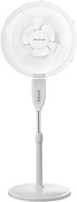 img 4 attached to 🌀 HONEYWELL Double Blade 16 Pedestal Fan: White, Remote Control, Powerful Air Circulation