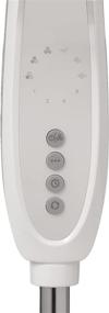 img 2 attached to 🌀 HONEYWELL Double Blade 16 Pedestal Fan: White, Remote Control, Powerful Air Circulation