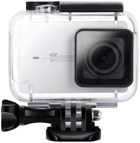 img 1 attached to Suptig Waterproof Case - Ultimate Underwater Protective Housing for Yi 4K Action, Xiaomi 4K, Xiaoyi 4K, Yi 4K+, and Yi Discovery Action Cameras