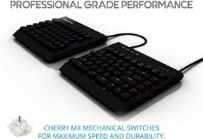 img 2 attached to Игровая клавиатура KINESIS Gaming Freestyle Edge RGB Split с механическим разделением (MX Speed Silver)