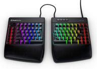 игровая клавиатура kinesis gaming freestyle edge rgb split с механическим разделением (mx speed silver) логотип